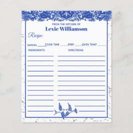 Blaue Willow aus der Küche von blau und weiß nach