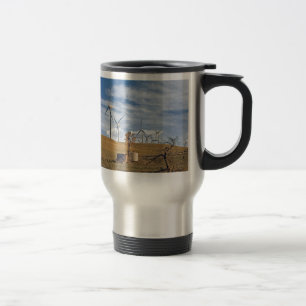 Blaue Wind-Reise-Tasse Reisebecher