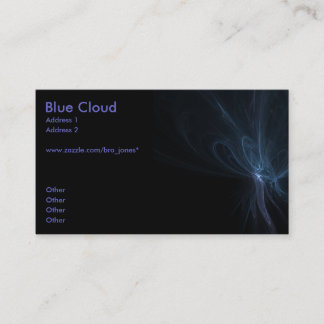 Blaue Wolke Visitenkarte