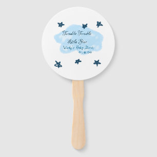 Blaue Wolken blinkeln Twinkle Little Star Baby Sho Fächer