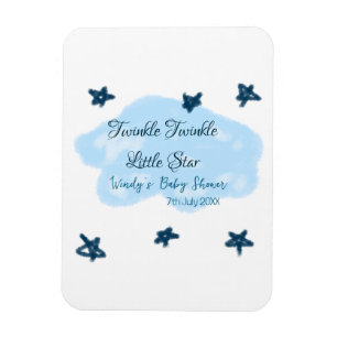 Blaue Wolken blinkeln Twinkle Little Star Baby Sho Magnet