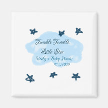 Blaue Wolken blinkeln Twinkle Little Star Baby Sho