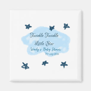 Blaue Wolken blinkeln Twinkle Little Star Baby Sho Magnet