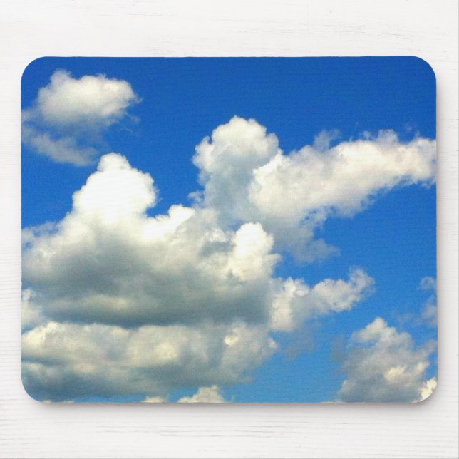 Blaue Wolken Mousepad (Vorne)