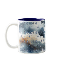 Blaue Wolken Regentag 