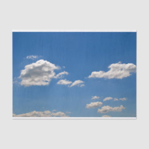 Blaue Wolken Seidenpapier