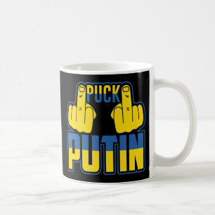 BLAUE & YELLOW UKRANIAN SUPPORT KAFFEETASSE