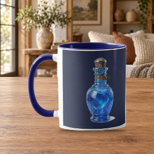 Blaue Zaubertrank Navy Combo Tasse