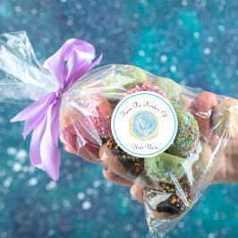 Blaue Zuckerrübe aus der Küche von Runder Aufkleber