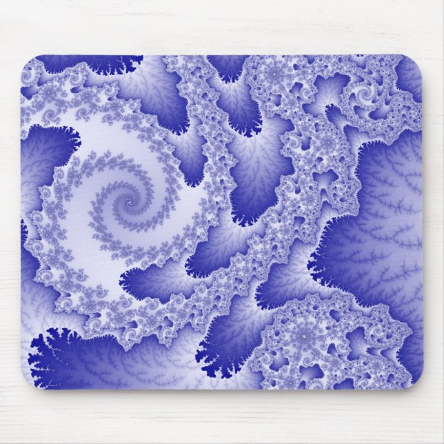 Blaue Zungen-Mauspad Mousepad (Vorne)