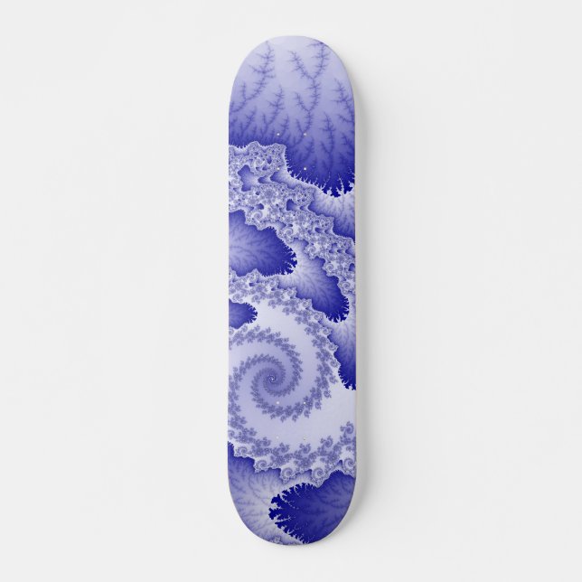 Blaue Zungen Skateboard (Vorne)