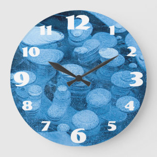 Blaueis Große Wanduhr