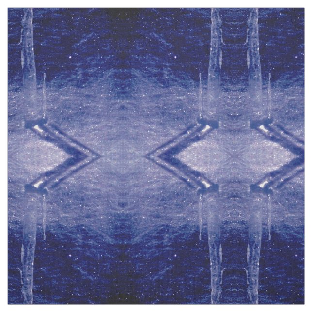 Blaueis Stoff (Muster)