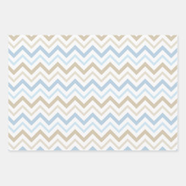 BLAUEN- UND KENNZEICHEN GESCHENKPAPIER SET