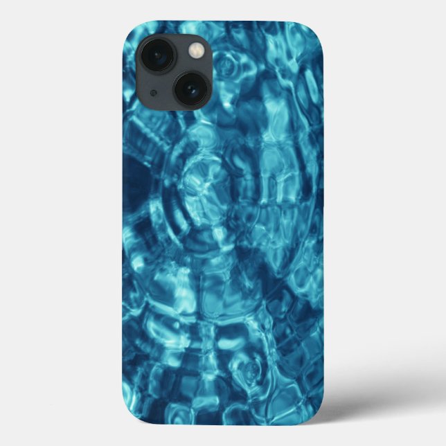 Blauer Abstrakt Case-Mate iPhone Hülle (Rückseite)