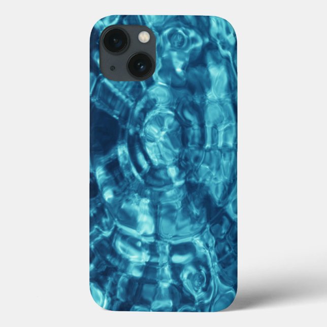 Blauer Abstrakt Case-Mate iPhone Hülle (Rückseite)
