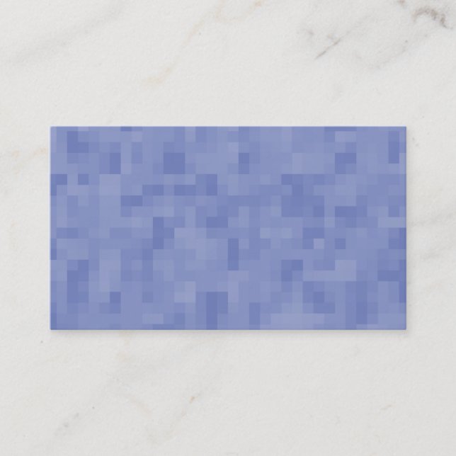 Blauer abstrakter Entwurf Visitenkarte (Vorderseite)