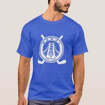 Blauer Abteilungs-T - Shirt-Männer