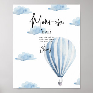 Blauer Aerostat - Mom-Osa-Bar Poster