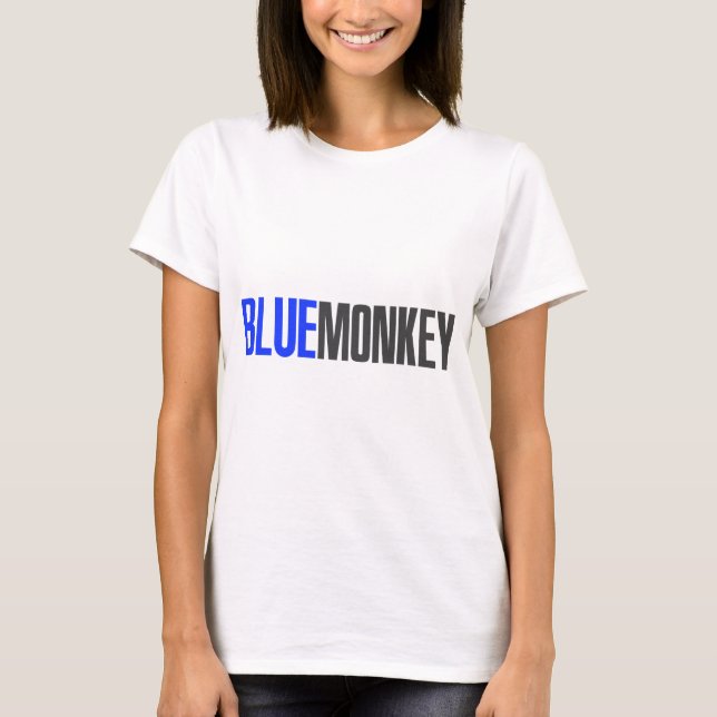 Blauer Affe T-Shirt (Vorderseite)
