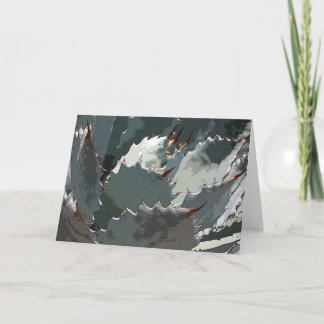 Blauer Agave notecard Karte