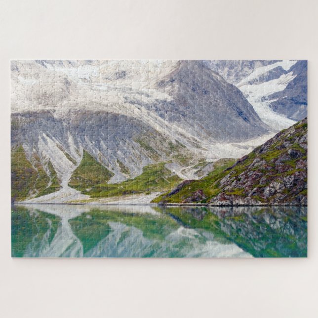 Blauer Anbau Puzzle (Horizontal)