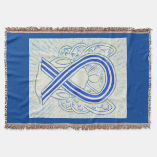 Blauer Angel Blanket Decke