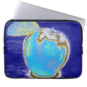 Blauer Apfel 2 Laptopschutzhülle