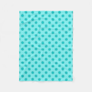 Blauer/Aquamariner Kleber von Kenneth Yoncich Fleecedecke