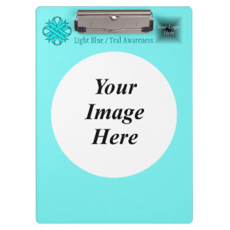 Blauer/Aquamariner Klebeschnitt Vorlage von K Yonc Klemmbrett