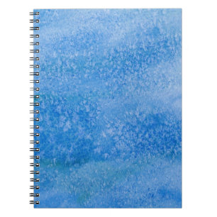 Blauer Aquarell-Hintergrund Notizblock
