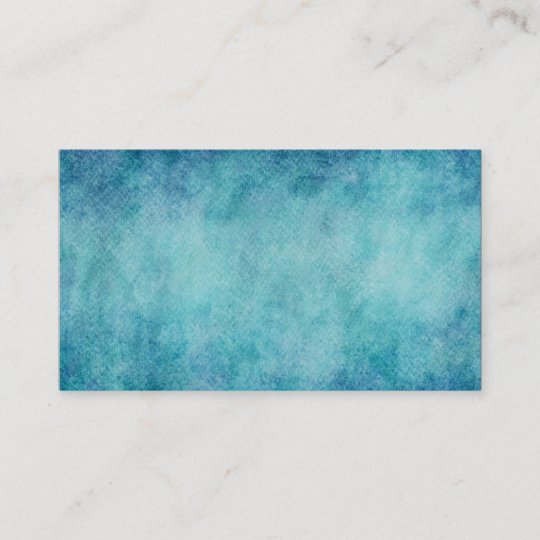 Blauer Aquarell Turkis Papier Hintergrund Visitenkarte Zazzle At