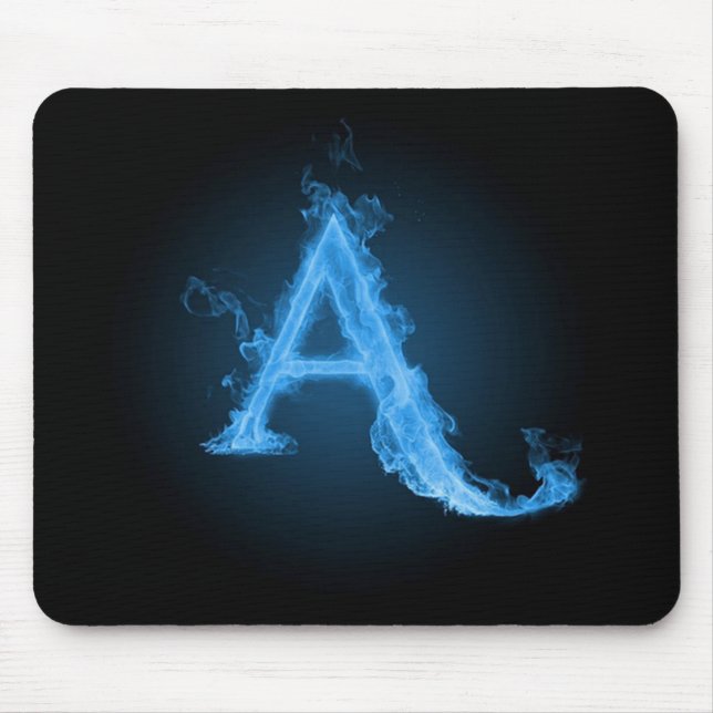 Blauer Atheist A Mousepad (Vorne)