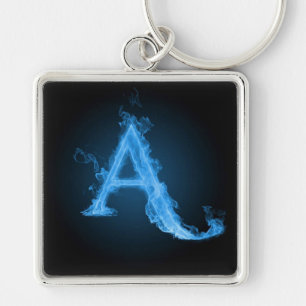 Blauer Atheist A Schlüsselanhänger