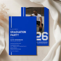Blauer Athletic Foto Graduation Party