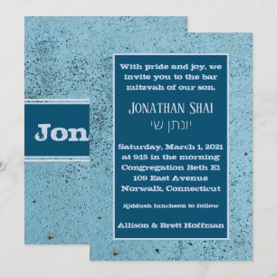 Blauer Aufruf Einladung