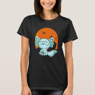Blauer Axolotl Ambystoma Mexicanum Perle Walking F T-Shirt