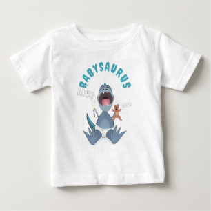 Blauer Babysaurus T-Rex Baby T-shirt