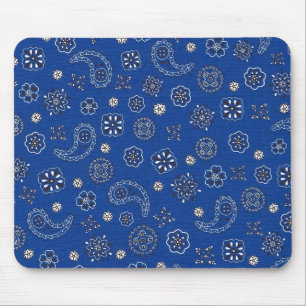 Blauer Bandana Mousepad