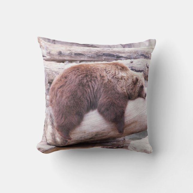 Blauer Bär Kissen (Vorderseite)