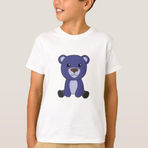Blauer Bär Niedliche Tiere Teddy Bears T-Shirt