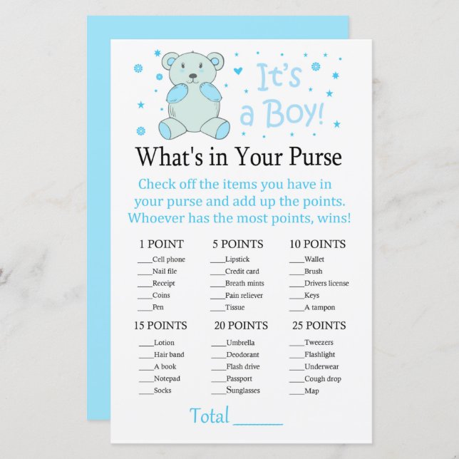 Blauer Bär Was ist in deinem Handyspiel? (Vorne/Hinten)