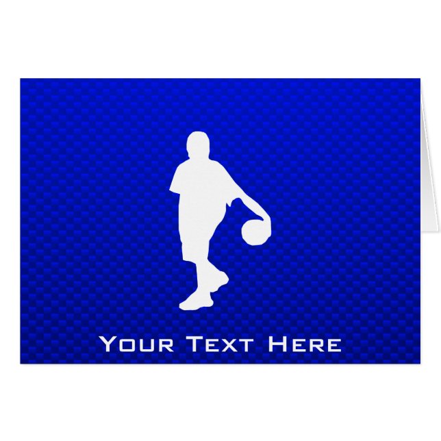 Blauer Basketball (Vorderseite (Horizontal))