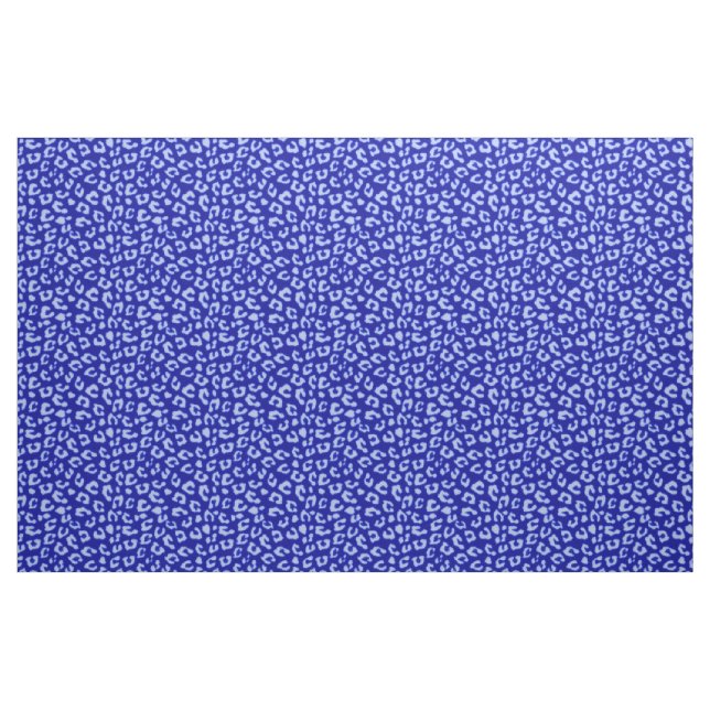 Blauer Batik Leopard - Stoff (Fat Quarter (45,7 x 55,9 cm))