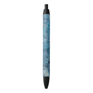 Blauer Batik mit Wirbelsstift Kugelschreiber