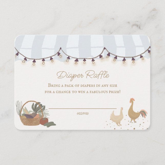 Blauer Bauer Marktzugangsanzeiger Begleitkarte (Vorderseite)