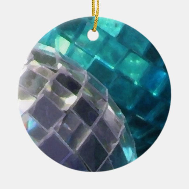 Blauer Baustein Keramikornament (Vorne)