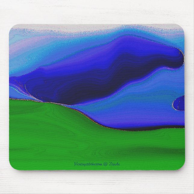 Blauer Berg Mousepad (Vorne)