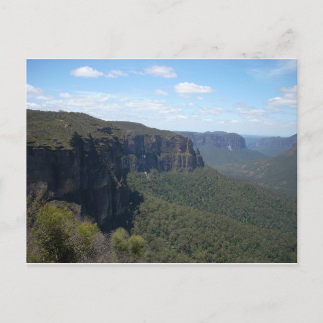 Blauer Berg Postkarte (Vorderseite)