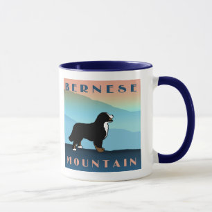 Blauer BergBernese Hund Tasse